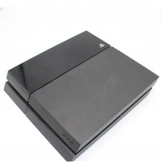 Sony Ps4 Playstation 4 CUH 1004 / 1116 Gehuse + Mittelteil + Bleche schwarz zerkratzt