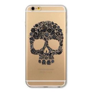 iPhone 6 6S Schutzhlle Totenkopf Handyhlle Hlle Tasche Cover Case Silikon