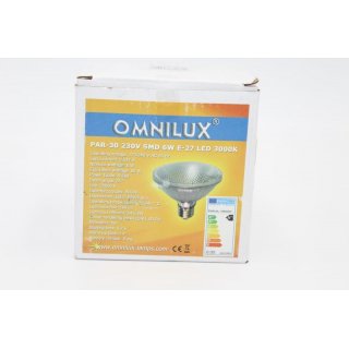 OMNILUX PAR 30 LED Spot 6W 230V E27 3000K 55 Leuchte Strahler Reflektor SMD COB