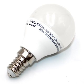 Mller Licht 400037 A+ LED-Leuchtmittel Tropfenform Essentials 3W = ca. 25W E14