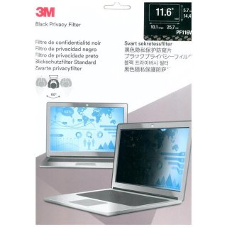 3M? Blickschutzfilter fr 11,6 Breitbild-Laptop, PF116W9 Black fr 29,5cm