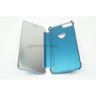 Iphone 7 Plus / 5.5 LED View Flip  Case Tasche Blau Cover Schutzhlle