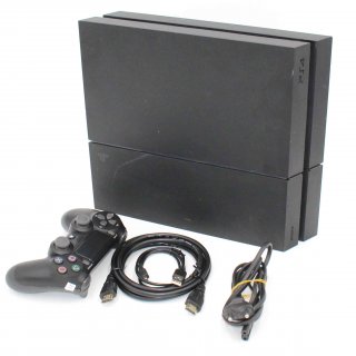 SONY PS4 PlayStation 4 mit FW 6.72 - 500 GB Inkl Contr.CUH-1216B schwarz gebraucht CFW / Jailbreak fhig