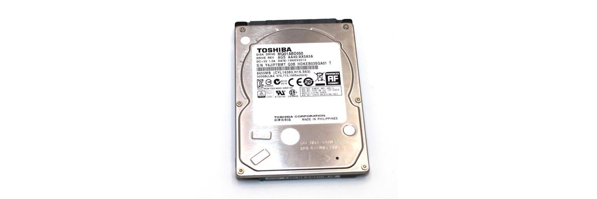 [PS4-1000] Ist die Originale Festplatte vorhanden?