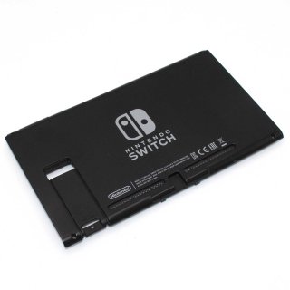 Original Nintendo Switch Cover Gehuse Housing Rckseite Back Rahmen Schwarz Black HAC-001 gebraucht