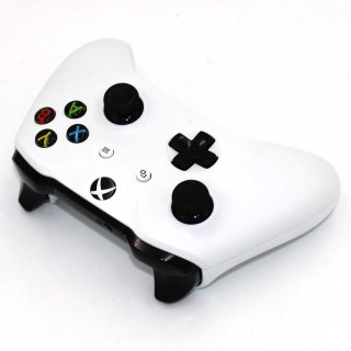 Microsoft - Xbox One S Soft Touch Wireless Controller weiss (geeignet für Windows)