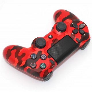 PlayStation 4 - DualShock 4 Wireless Controller, Rot Camouflage gebraucht