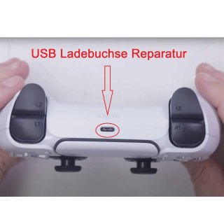 Sony PS5 Controller USB USB-C Port Ladebuchse Reparatur austausch durch uns - Playstation 5