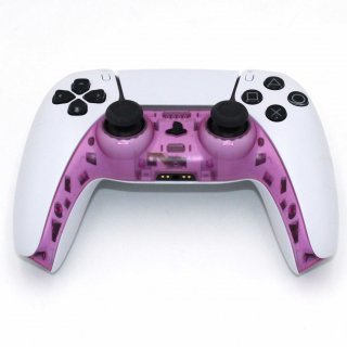 Controller Frame Griff Gehuse Rahmen Shell Cover Case fr Sony PS5 Gamepad Transparent Lila