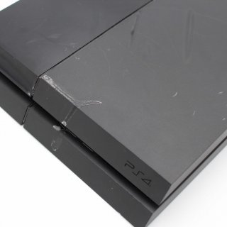 Ps4 Playstation 4 CUH 1004 / 1116 Gehuse + Mittelteil + Bleche schwarz stark verkratzt