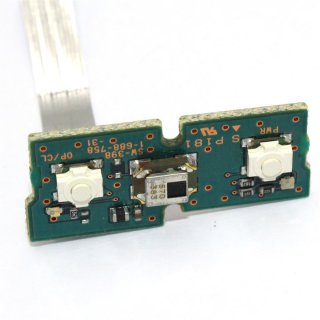 Power Switch On Off Reset PCB Board Button SW-398 + Flex Kabel fr Ps2 Konsole Phat SCPH 50004 