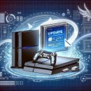 PS4 Update-Service, verlangt ein Update, zeigt einen...