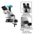 3,5-90X stufenlos zoombares Trinokular-Stereo-Mikroskop...