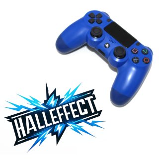 PlayStation4 PS4 DualShock 4 Wireless Controller Blau mit Halleffekt Analog Sticks - Stickdrift