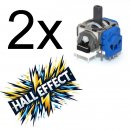 2 x PS5 Analog Halleffect Halleffekt Controller 3D Steuer...
