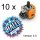 10 x PS5 Analog Halleffect Halleffekt Controller 3D Steuer Modul Thumbstick Stickdrift Potentiometer Orange V3 "L -4C"