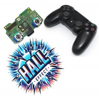  PlayStation 4 - DualShock 4 Wireless Controller inkl. Halleffect Hallefekt Analog Sticks gebraucht