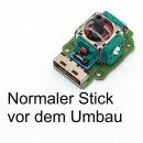 2 gebrauchte PS5 Stickmodule für DualSenseEdge Wireless Controller Halleffect Halleffekt 3D Steuer Modul Thumbstick Stickdrift