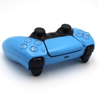 DualSense Wireless-Controller Starlight-Blue Sony + TMR Hall Effekt orange Analog Sticks [PlayStation 5 ] PS5 PS 5 PS-5 gebraucht