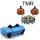 DualSense Wireless-Controller Starlight-Blue Sony + TMR Hall Effekt orange Analog Sticks [PlayStation 5 ] PS5 PS 5 PS-5 gebraucht