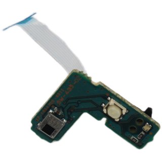 Power Switch On Off Reset PCB Board Button SW-435-02  fr Ps2 Slim SCPH 75004 + Flex Kabel