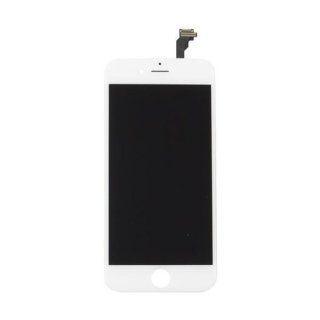 LCD Display Retina für iPhone 6 Glas Scheibe Komplett Front weiss white