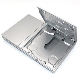 Gehuse Silber / silver gebraucht fr Ps2 Slim SCPH 70004 gebraucht