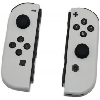 Original Nintendo Switch Joy-Con + Halleffekt Controller 2er-Set Gamepad Wireless Joypad weiss gebraucht