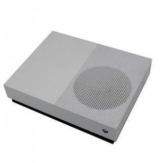 XBOX One S Digital Edition Geh�use weiss + K�fig gebraucht mit leichten Kratzern und Macken