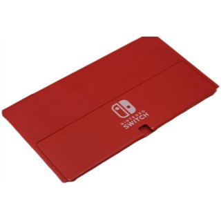Back Cover Gehäuse rot hinten für Nintendo Switch OLED HEG-CPU-10 - gebraucht