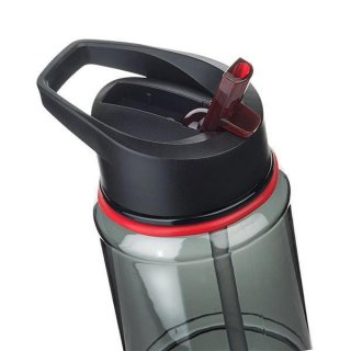 MELIANDA MA-7100 leichte Trinkflasche Rot Sportflasche mit 750 ml - Trinkhalmsystem - Wasserflasche aus BPA freiem Tritan - bruchsicher