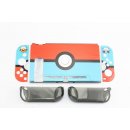 Cartoon Case Modding Für Nintendo Switch Red Blue Button...