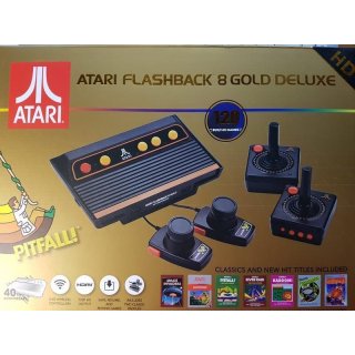 Atari Flashback 8 Gold HD B-Ware mit 120 Spielen und 2 Wireless Controllern & 2 Paddle Controller