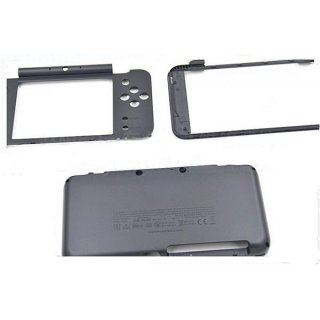 Nintendo New 2DS XL / 2DS LL Gehäuse Case Abdeckung Schwarz Ersatzteile