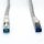 Renkforce RJ45 Netzwerk Anschlusskabel CAT 6a UFTP 0.25m Grau hochflexibel, mit