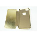 Iphone 7 4,7 LED View Flip Case Tasche Gold Cover Schutzhülle