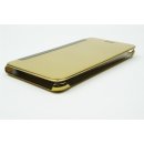 Iphone 7 Plus / 5.5 LED View Flip Case Tasche Gold Cover Schutzhülle