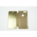 Iphone 7 Plus / 5.5 LED View Flip Case Tasche Gold Cover Schutzhülle