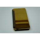 Iphone 7 Plus / 5.5 LED View Flip Case Tasche Gold Cover Schutzhülle