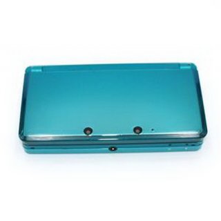 Nintendo 3DS Aqua Blau Konsole (PAL) inkl. Netzteil 2GB SD Karte - Gebraucht