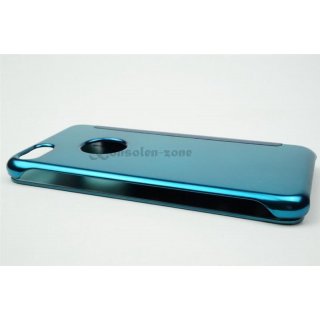 Iphone 7 Plus / 5.5 LED View Flip  Case Tasche Blau Cover Schutzhülle