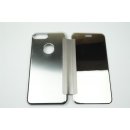 Iphone 7 Plus / 5.5 LED View Flip Case Tasche Silber Cover Schutzhülle