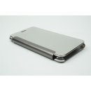 Iphone 7 Plus / 5.5 LED View Flip Case Tasche Silber Cover Schutzhülle