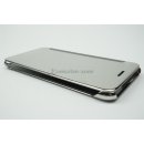 Iphone 7 Plus / 5.5 LED View Flip Case Tasche Silber Cover Schutzhülle