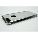 Iphone 7 Plus / 5.5 LED View Flip Case Tasche Silber Cover Schutzhülle