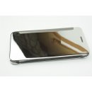 Iphone 7 Plus / 5.5 LED View Flip Case Tasche Silber Cover Schutzhülle