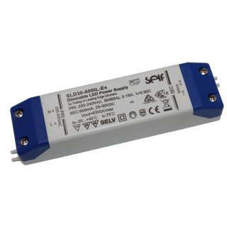 Self Electronics SLD30-600IL-ES LED-Treiber Konstantstrom 30 W 600 mA 25 - 50