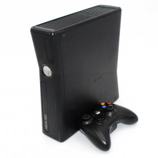 Microsoft Xbox 360 Slim 250 GB [mit HDMI-Ausgang, Wireless Controller] [2011] Ja die Konsole funktioniert einwandfrei