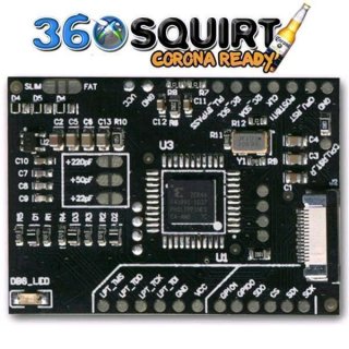 360 Squirt Coolrunner 1.6 BGA Black Corona Support
