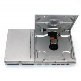 Sony Ps2 Slim Silber Playstation 2 Konsole SCPH 77004 gebraucht mit Controller